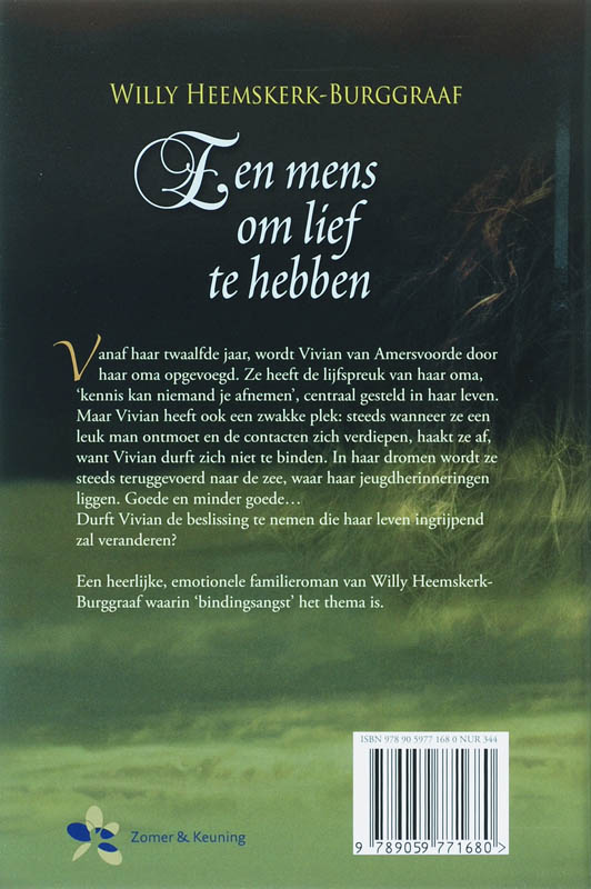 Achterkant van Een mens om lief te hebben