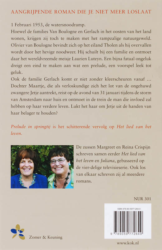 Achterkant van Prelude in springtij