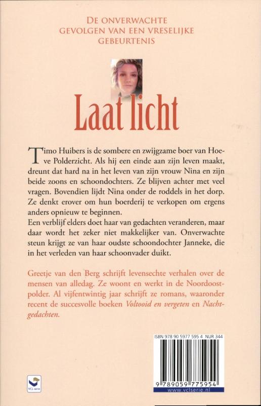 Achterkant van Laat licht