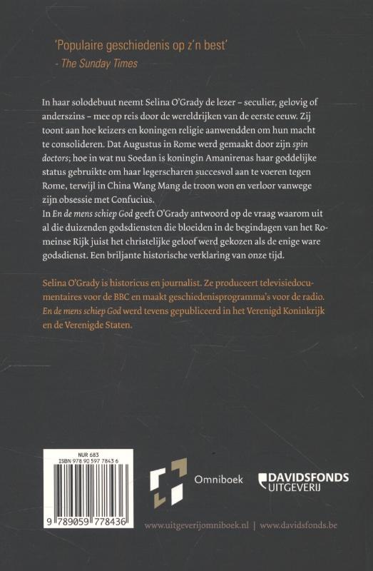 Achterkant van En de mens schiep God