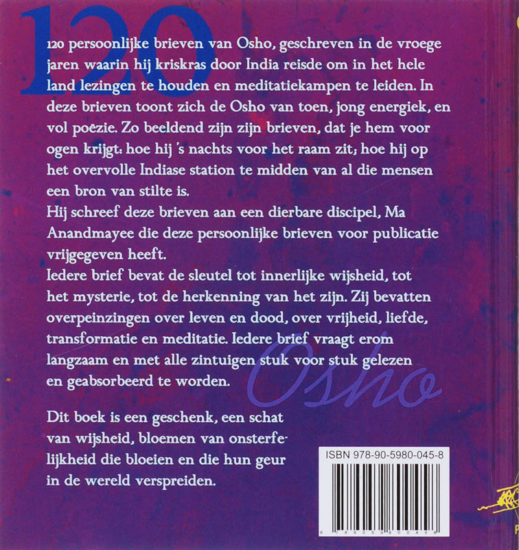 Achterkant van Brieven van de overkant