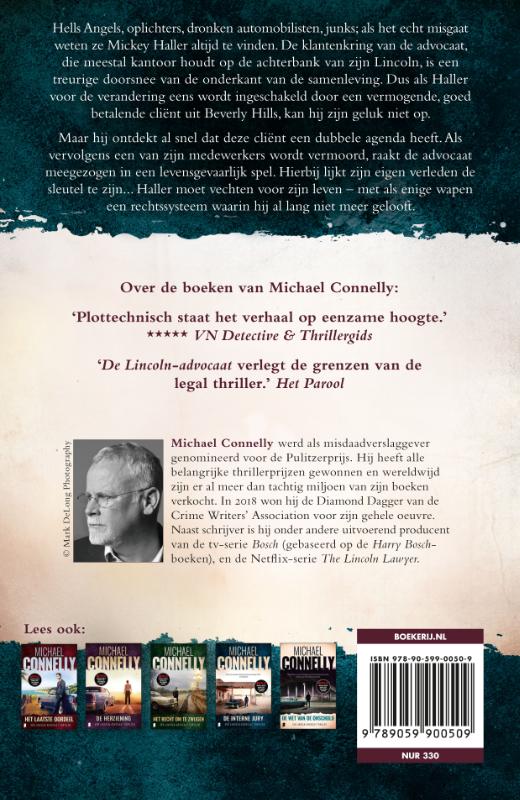 Achterkant van De Lincoln-advocaat