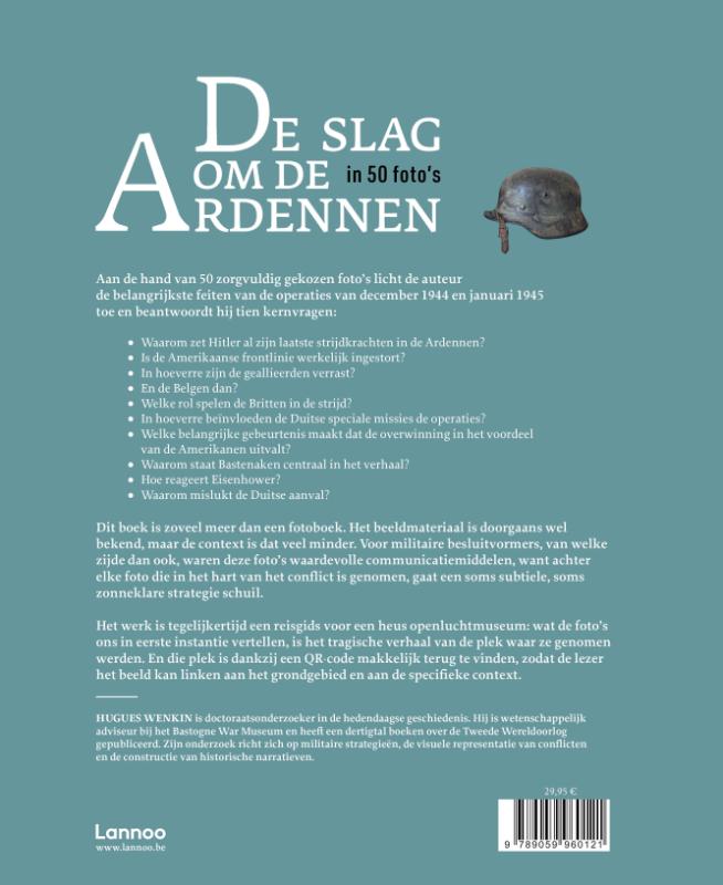 Achterkant van De slag om de Ardennen in 50 foto's