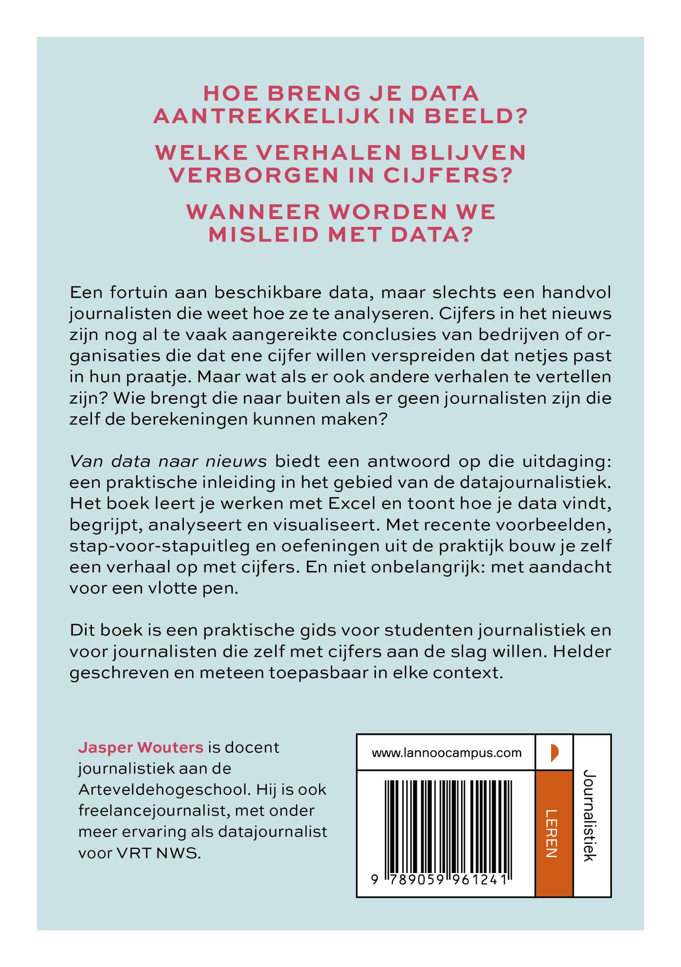 Achterkant van Van data naar nieuws