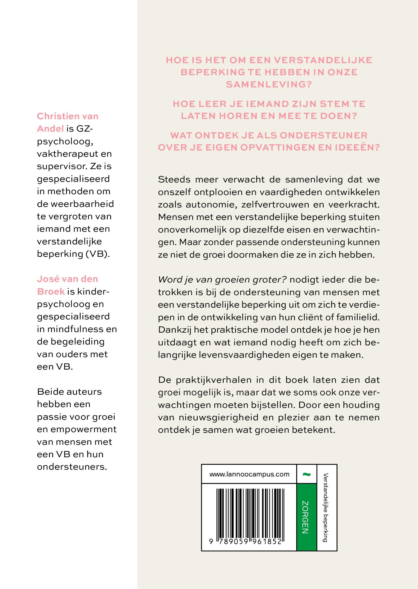 Achterkant van Word je van groeien groter?