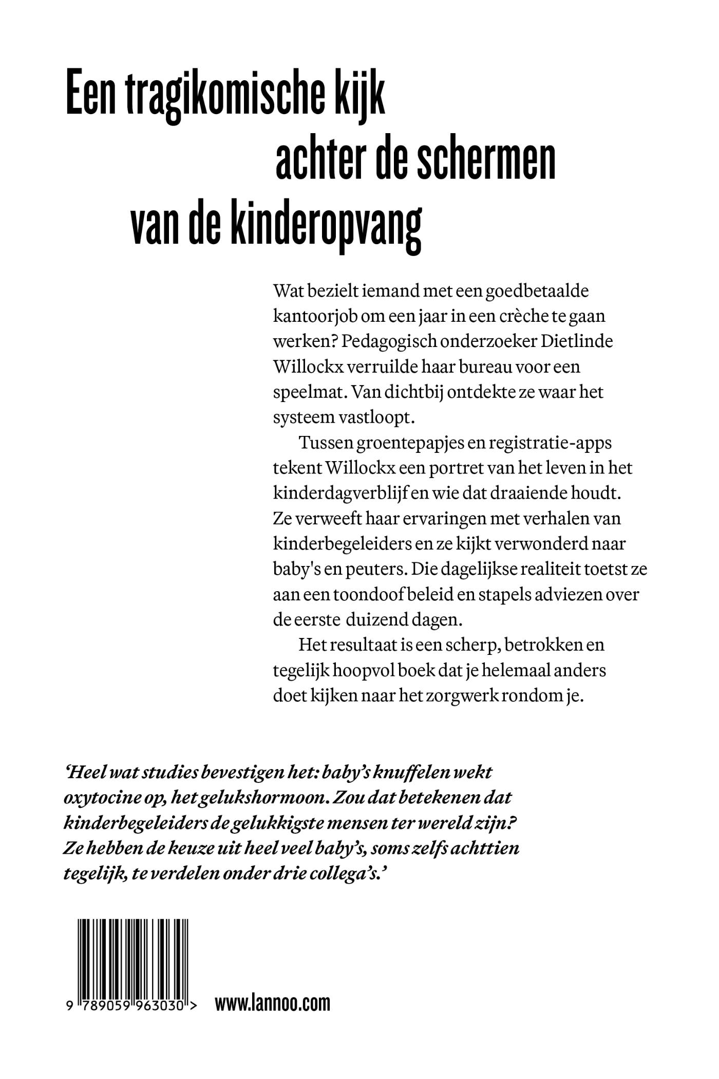 Achterkant van Kruipen, stappen, vallen