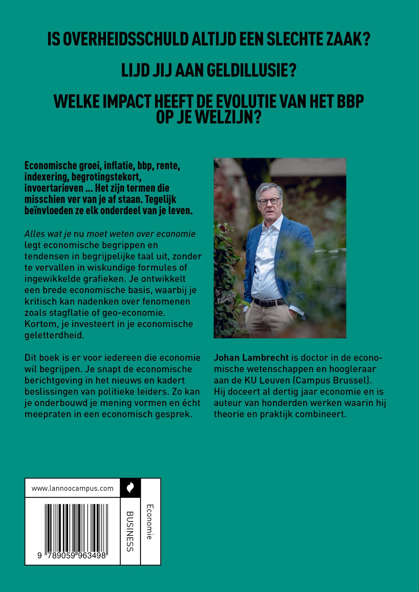 Achterkant van Alles wat je nu moet weten over economie
