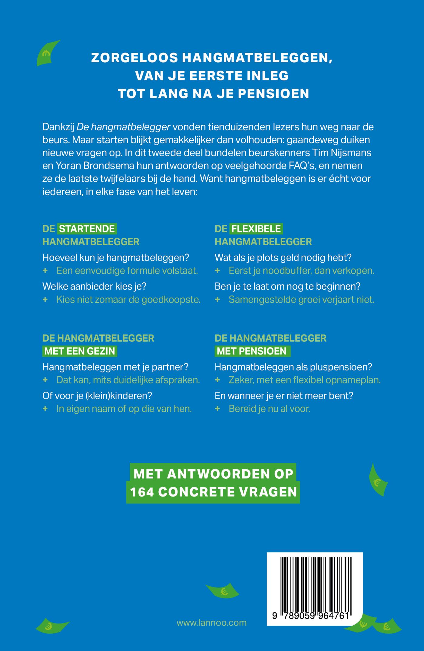 Achterkant van Hangmatbelegger voor het leven