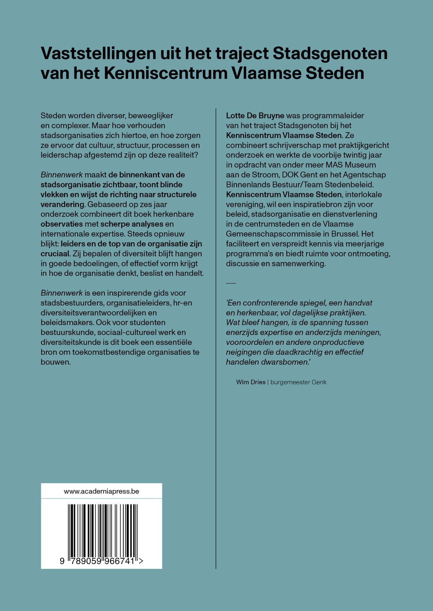Achterkant van Binnenwerk