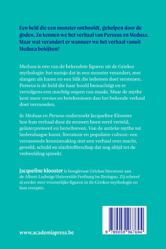 Achterkant van Medusa en Perseus