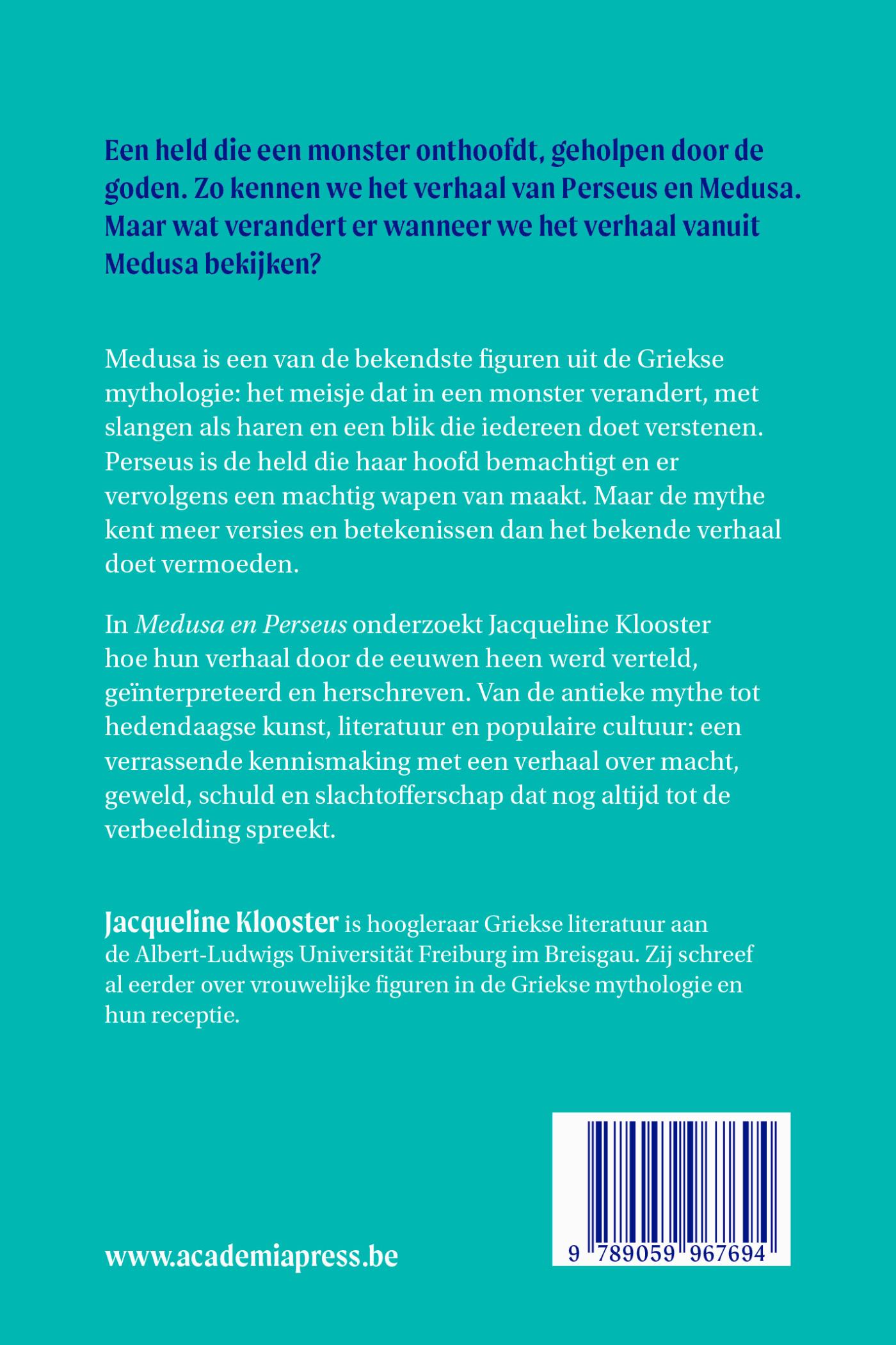 Achterkant van Medusa en Perseus