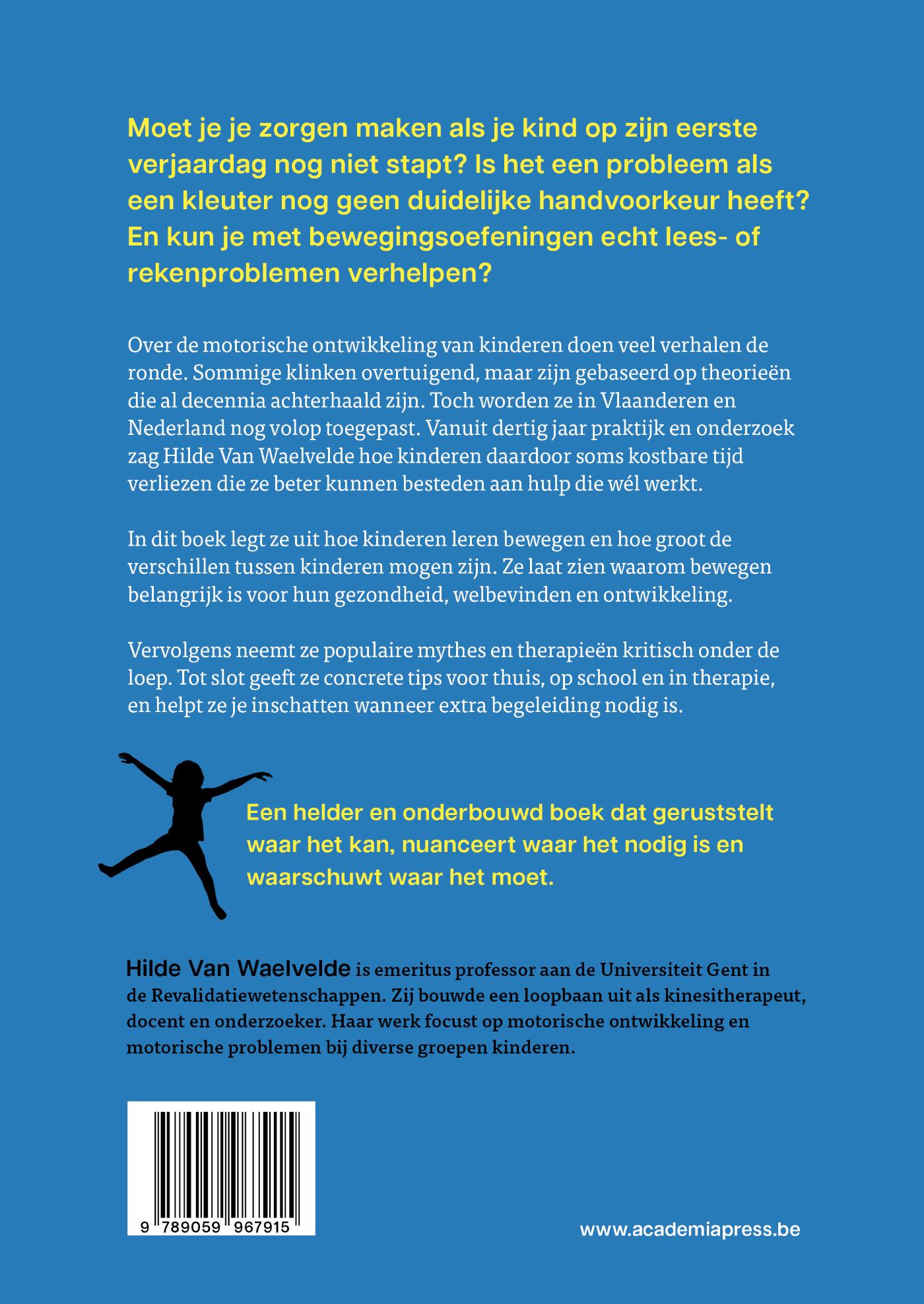 Achterkant van Het kind in beweging begrijpen