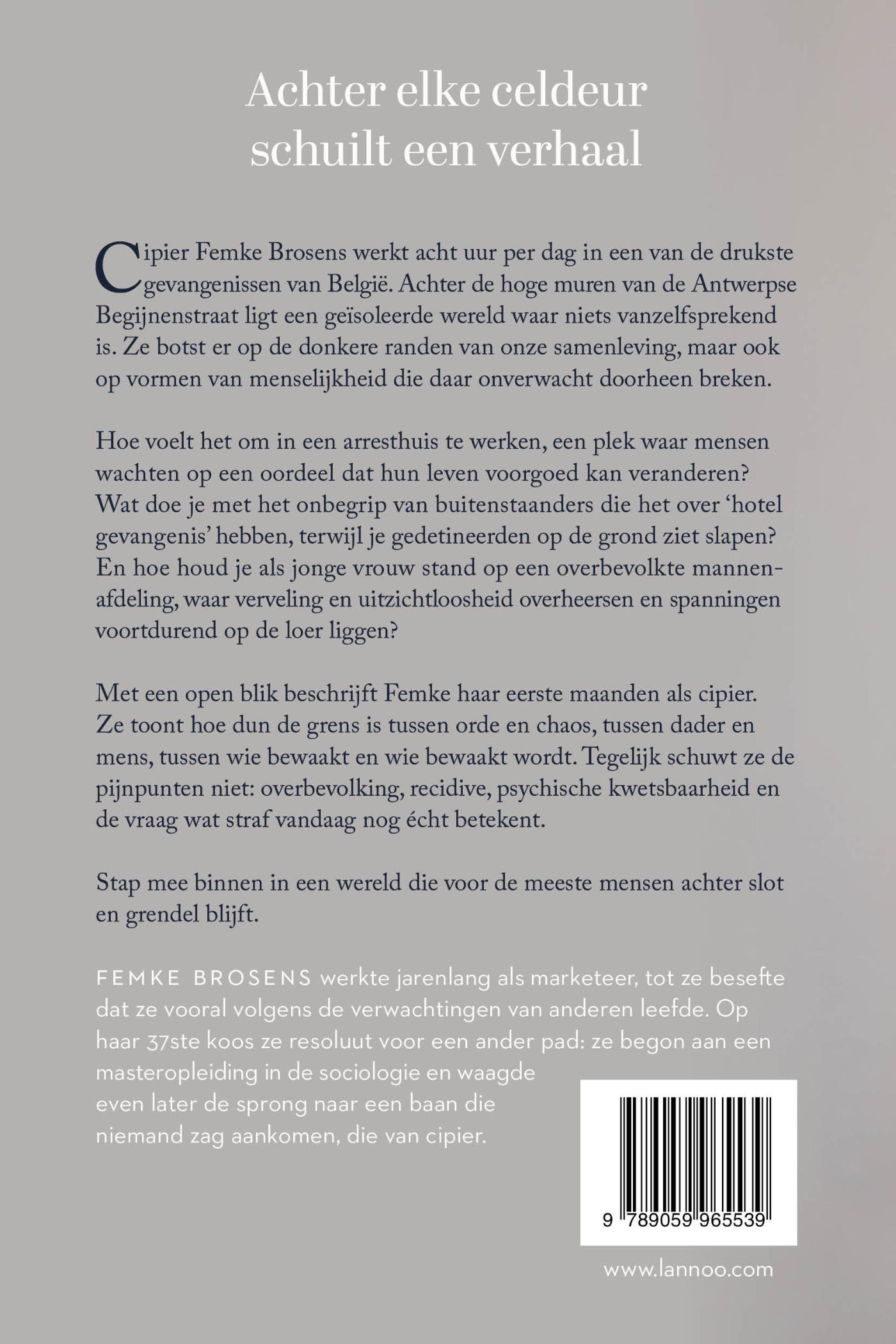 Achterkant van Dagboek van een cipier