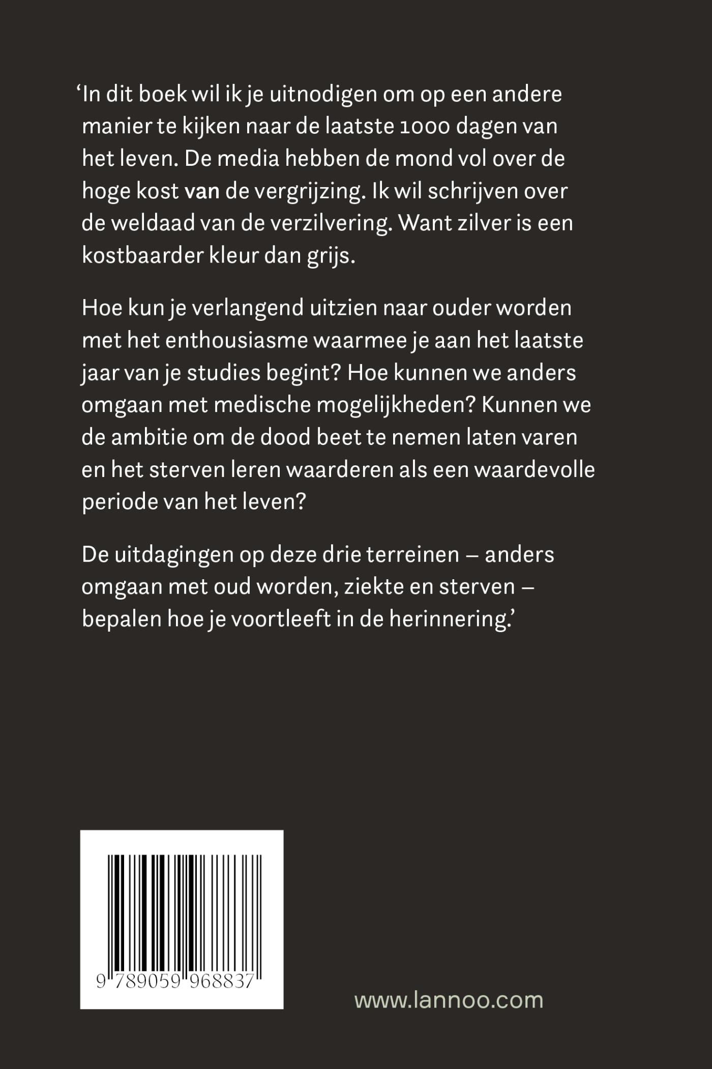 Achterkant van De laatste 1000 dagen