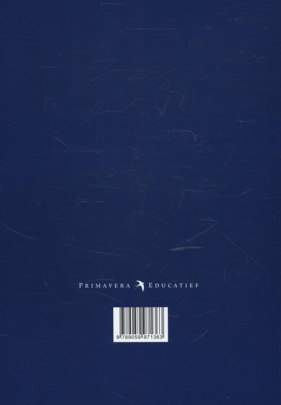 Achterkant van werkschrift