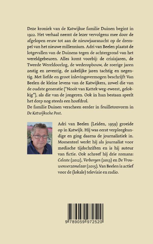 Achterkant van De familie Duinen