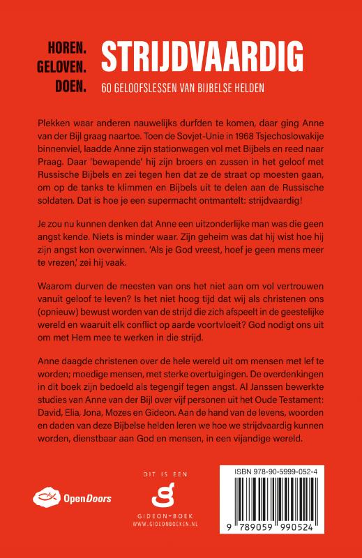 Achterkant van Strijdvaardig