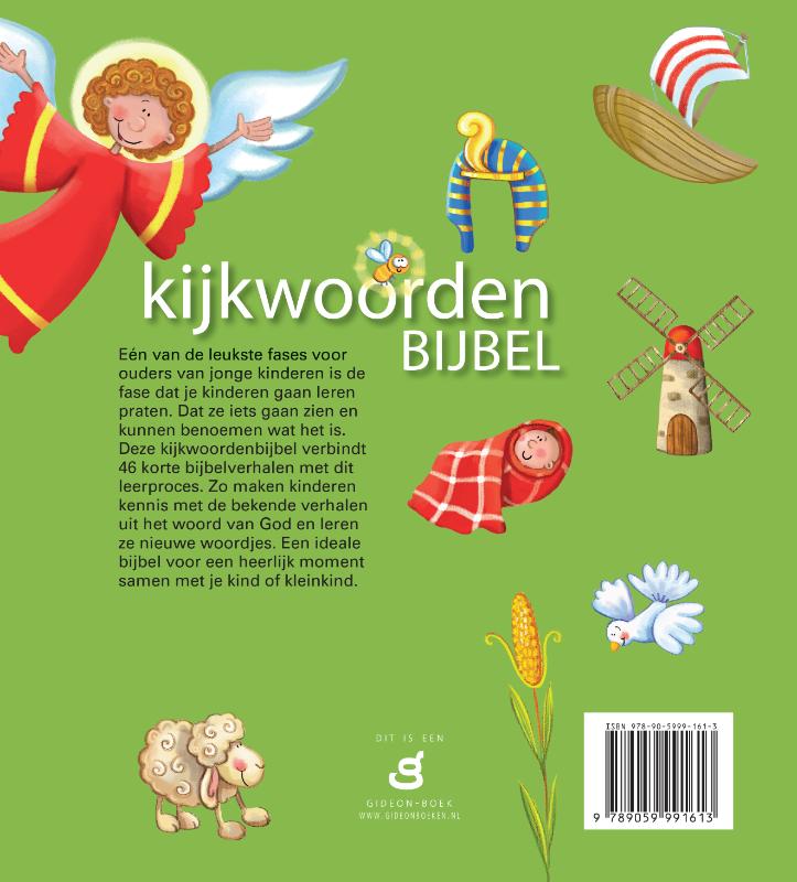 Achterkant van Kijkwoordenbijbel