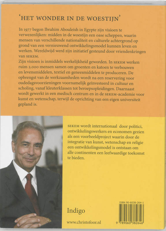 Achterkant van Sekem