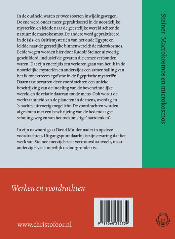 Achterkant van Macrokosmos en microkosmos