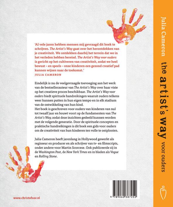 Achterkant van The artist's way voor ouders
