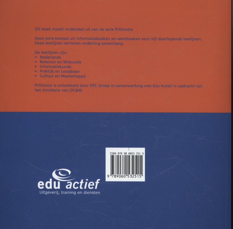 Achterkant van Werkboek