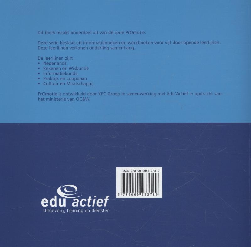 Achterkant van Werkboek