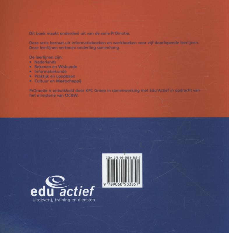 Achterkant van Werkboek