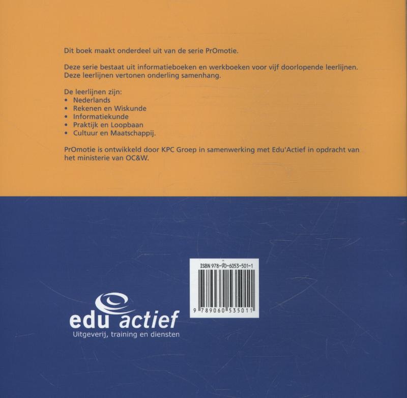 Achterkant van Werkboek
