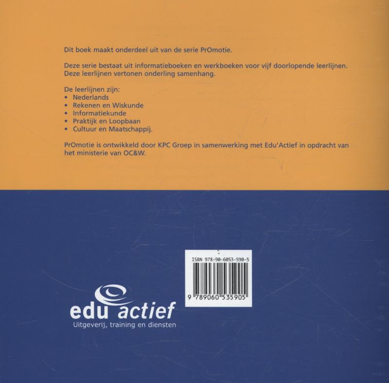 Achterkant van Werkboek