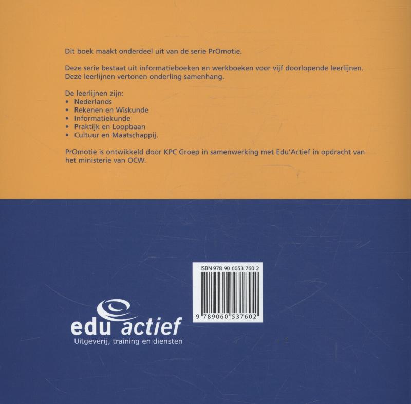 Achterkant van Werkboek