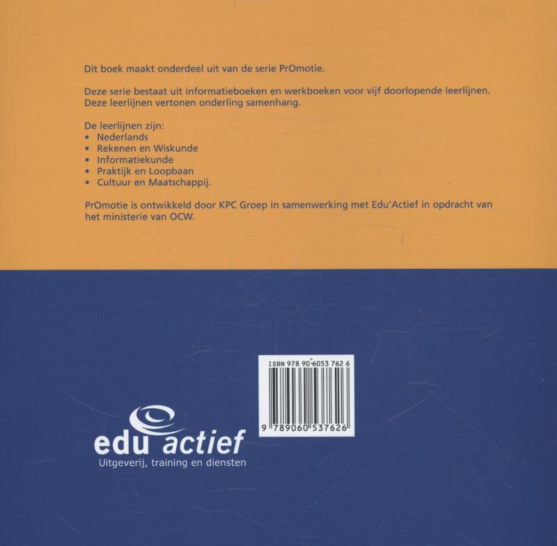 Achterkant van Werkboek