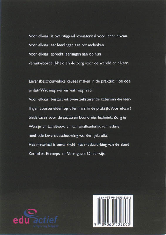 Achterkant van Delen & helpen