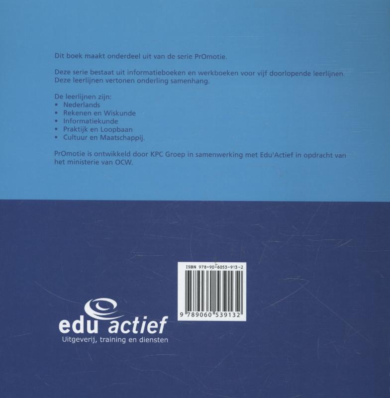 Achterkant van Werkboek