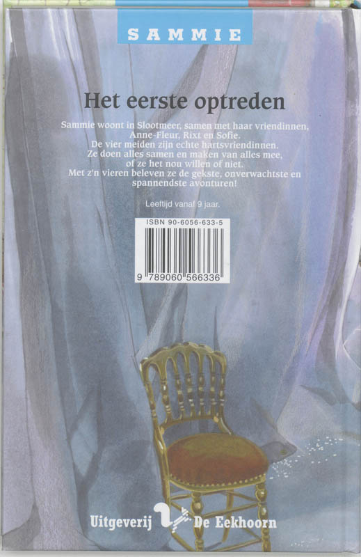 Achterkant van Het eerste optreden