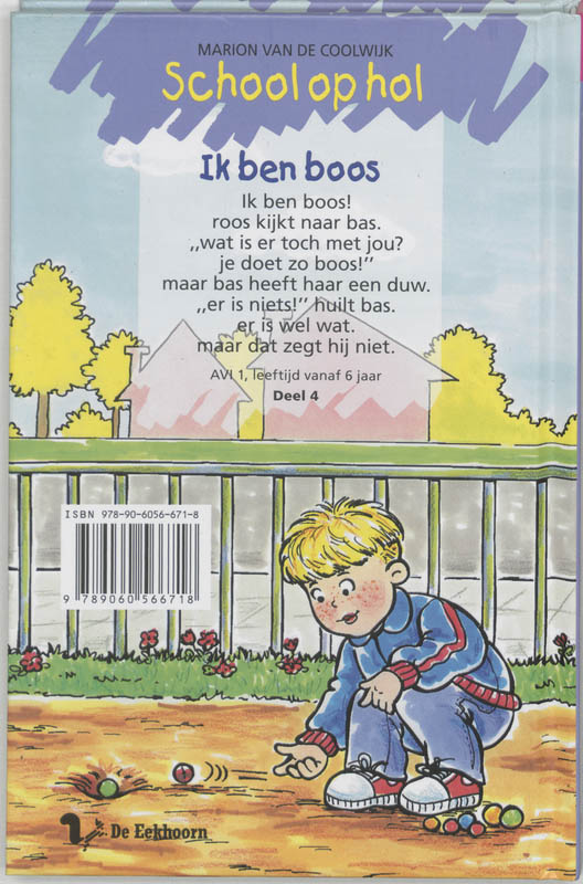 Achterkant van Ik ben boos!