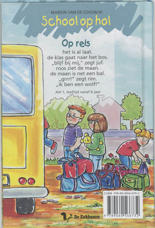 Achterkant van Op reis