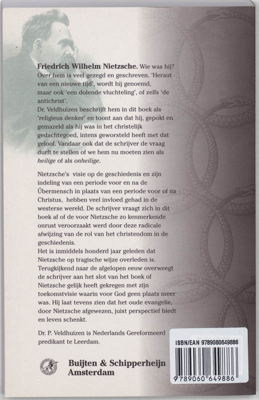 Achterkant van Nietzsche en de kromme lijn