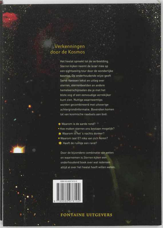 Achterkant van Sterren kijken