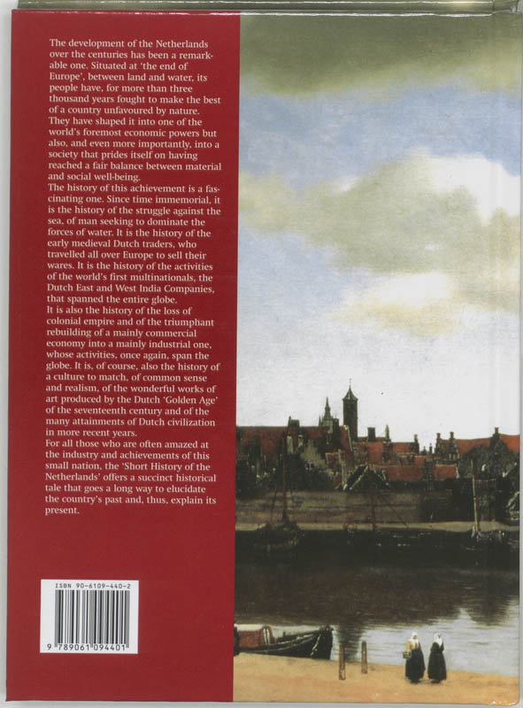 Achterkant van A short history of the Netherlands