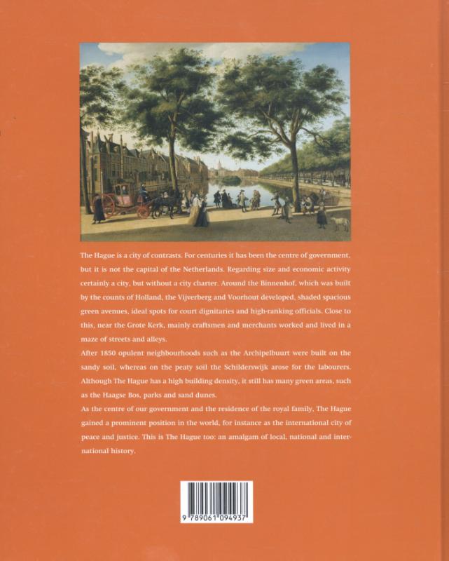 Achterkant van A short history of The Hague