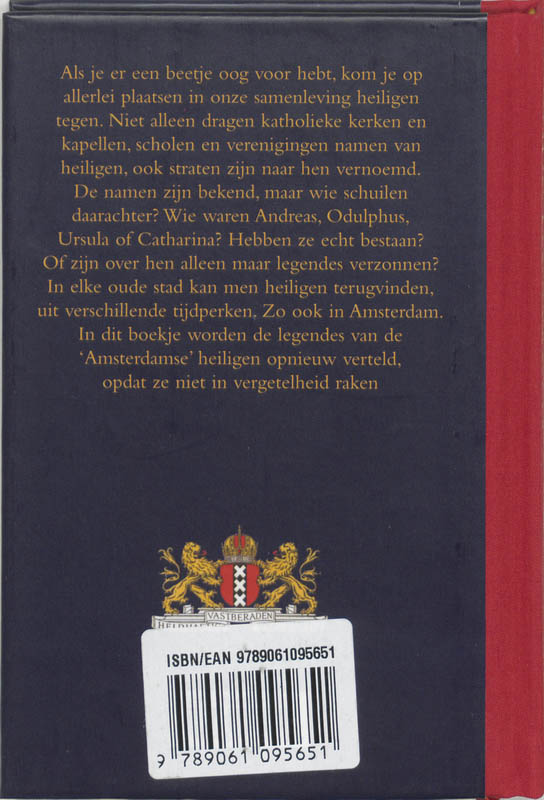 Achterkant van Heilig Amsterdam