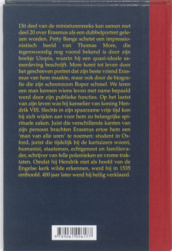 Achterkant van Thomas More