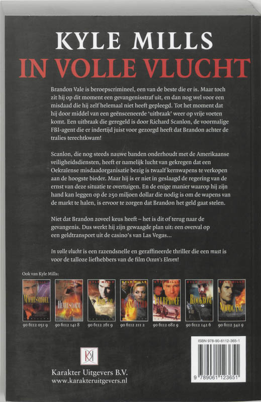 Achterkant van In volle vlucht