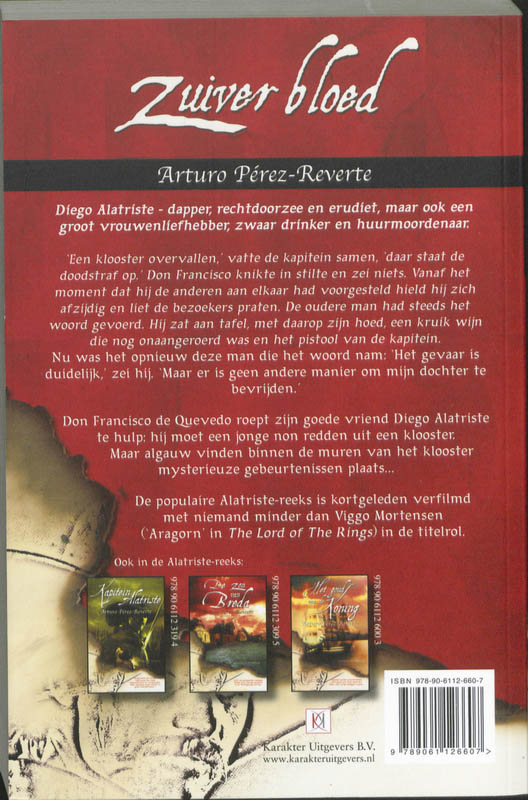 Achterkant van Zuiver bloed