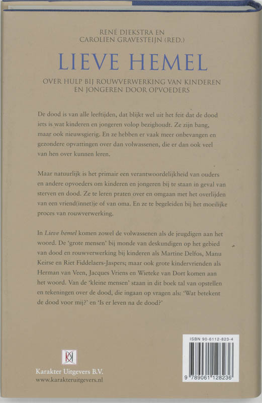 Achterkant van Lieve Hemel