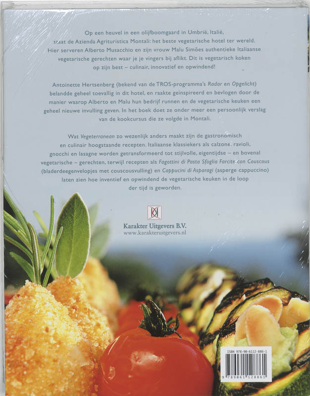 Achterkant van Vegeterranean