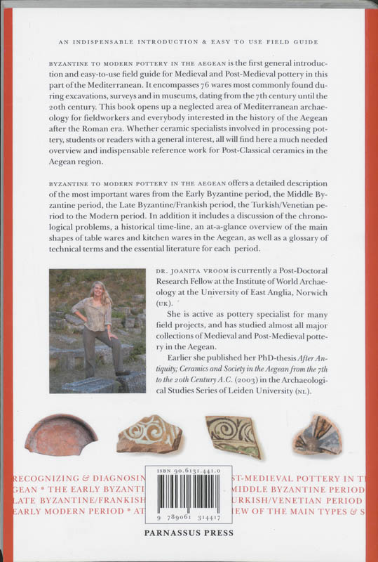 Achterkant van Byzantine to modern pottery in the Aegean