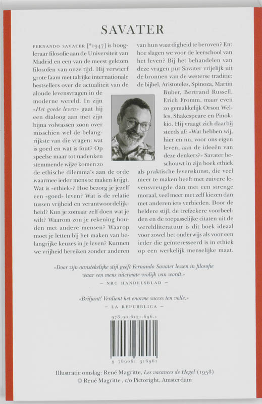 Achterkant van Het goede leven