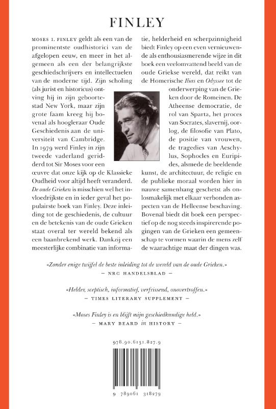 Achterkant van De oude Grieken